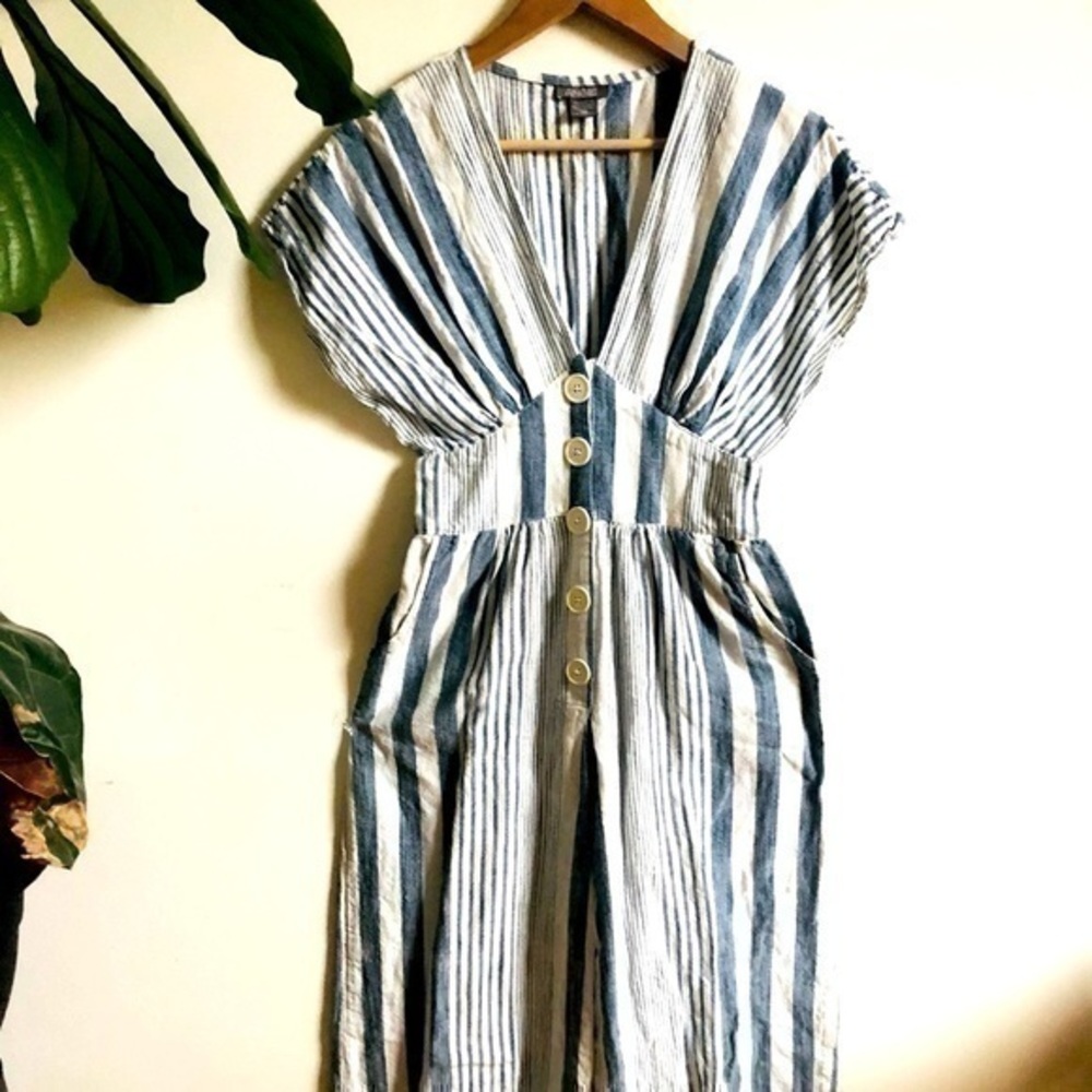 Angie Cotton Nautical Romper
